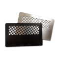 Laser Cut Custom Brand Stainless Steel Black Metal Calling Business ID Cards